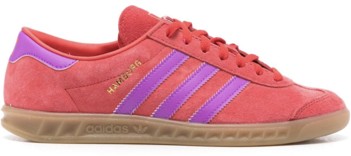 Adidas Hamburg W Red/purple Burst/gum 3 Divers