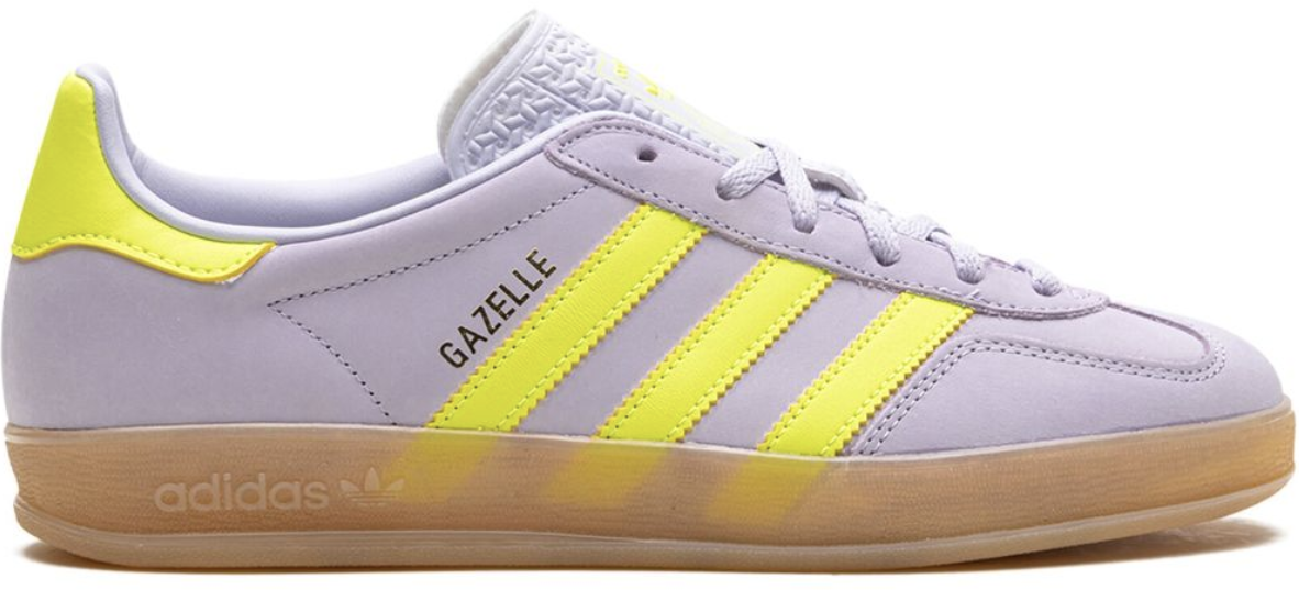 Adidas Gazelle Indoor W Silver Dawn/solar Yellow/gum Geel