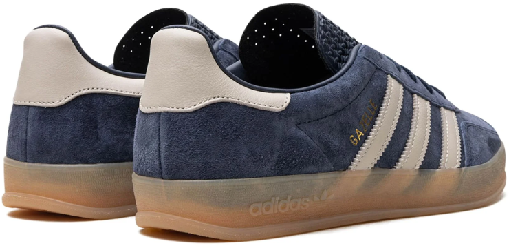Adidas Adidas Gazelle Indoor Legend Ink Wonder Beige Blauw