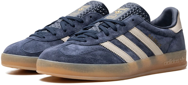 Adidas Adidas Gazelle Indoor Legend Ink Wonder Beige Blauw