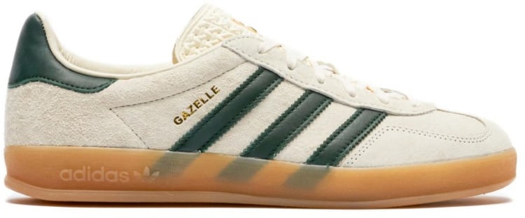 Adidas Adidas Gazelle Indoor Cream White Collegiate Green Gum Beige