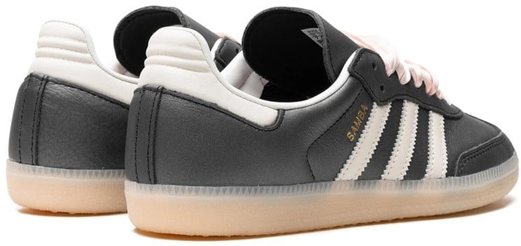 Adidas Adidas Samba OG Black Pink Ribbon Laces Zwart