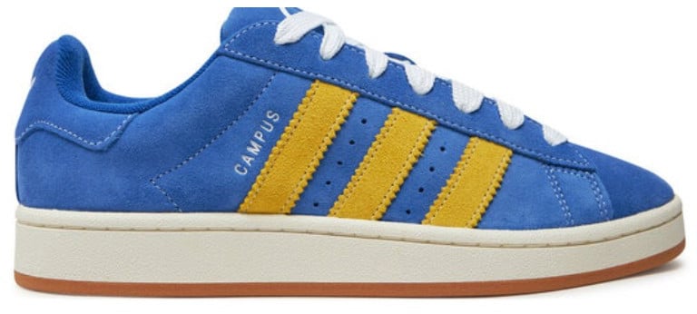 Adidas Adidas Campus 00s Royal Blue Solar Yellow Gum Blauw
