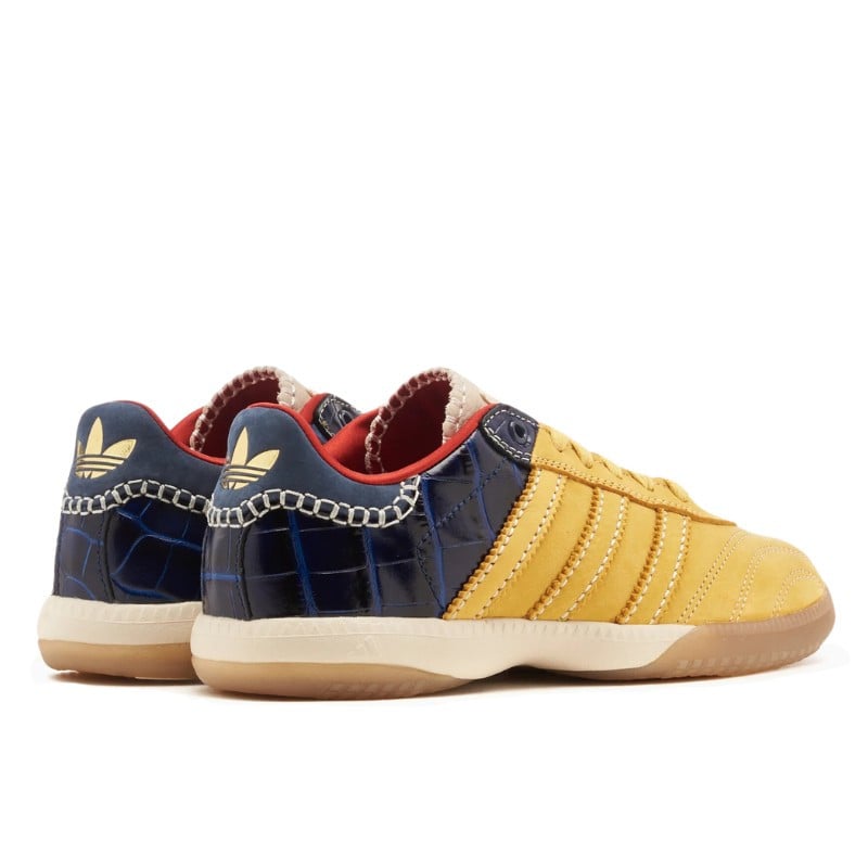 Adidas Adidas Samba Millennium Wales Bonner Fade Gold Navy Croc Blauw