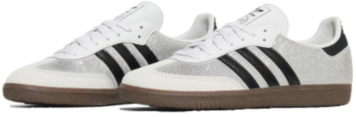 Adidas Adidas Samba OG Rhinestone Crystal White Silver Wit