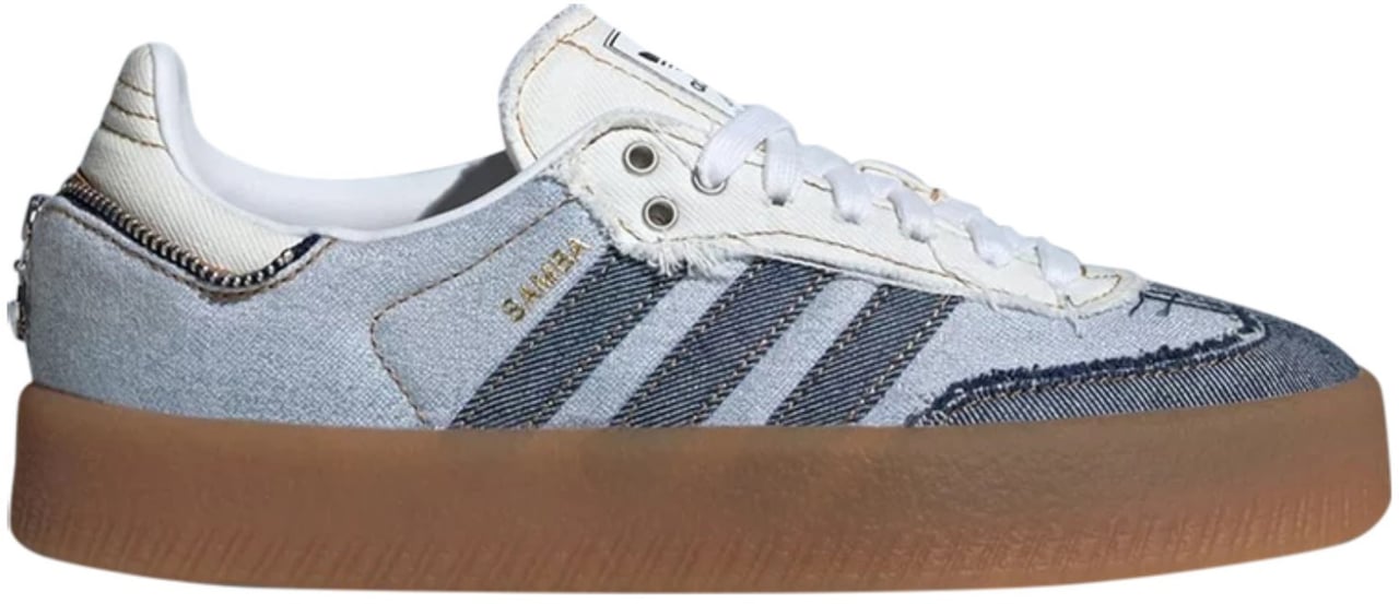Adidas Adidas Sambae Atmos Pink Denim Blauw