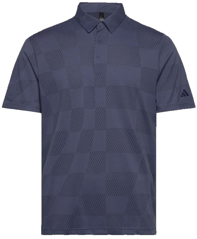 Adidas Textured Golf Polo Paars