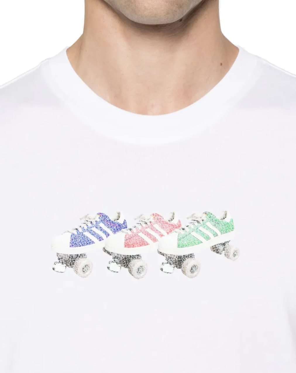 Adidas Q12 Tee Roller White Wit