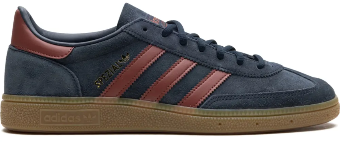 Adidas Handball Spezial Aurora Ink/wild Sepia/gold Met Blauw