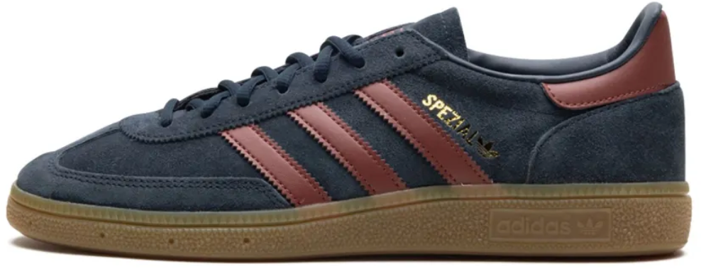 Adidas Handball Spezial Aurora Ink/wild Sepia/gold Met Blauw