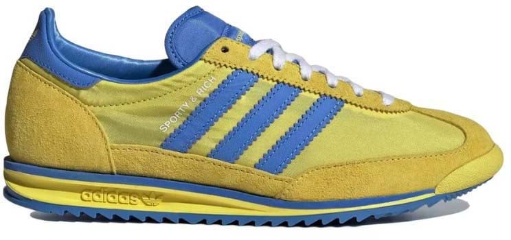 Adidas Adidas SL 72 Sporty & Rich Yellow Blue Blauw