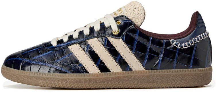 Adidas Adidas Samba Wales Bonner Navy Croc Zwart