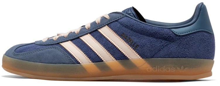 Adidas Adidas Gazelle Indoor Dark Blue Bliss Orange Grijs