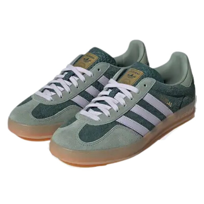Adidas Adidas Gazelle Indoor Mineral Green Silver Dawn Groen