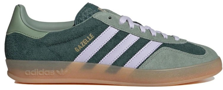 Adidas Adidas Gazelle Indoor Mineral Green Silver Dawn Groen