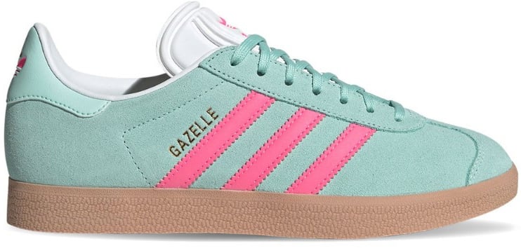 Adidas Adidas Gazelle Flash Aqua Lucid Pink Blauw
