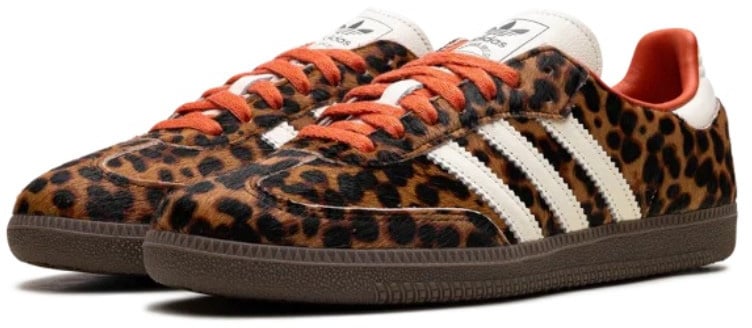Adidas Adidas Samba OG Preloved Red Leopard Bruin