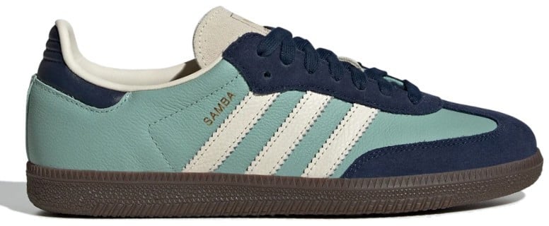 Adidas Adidas Samba OG Hazy Green Night Indigo Zwart