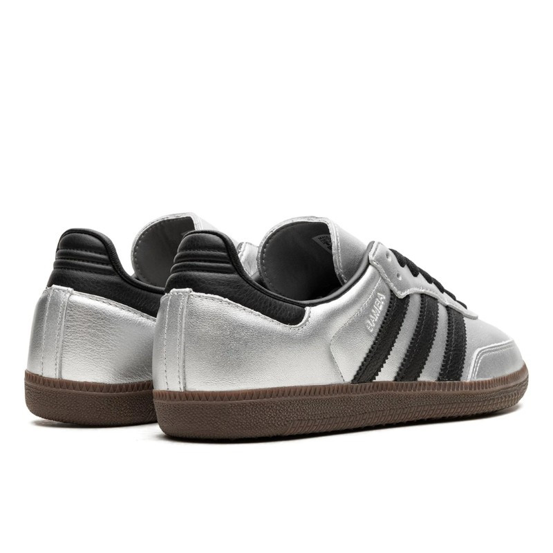 Adidas Adidas Samba OG Silver Metallic Black Gum Grijs