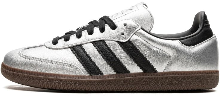 Adidas Adidas Samba OG Silver Metallic Black Gum Grijs