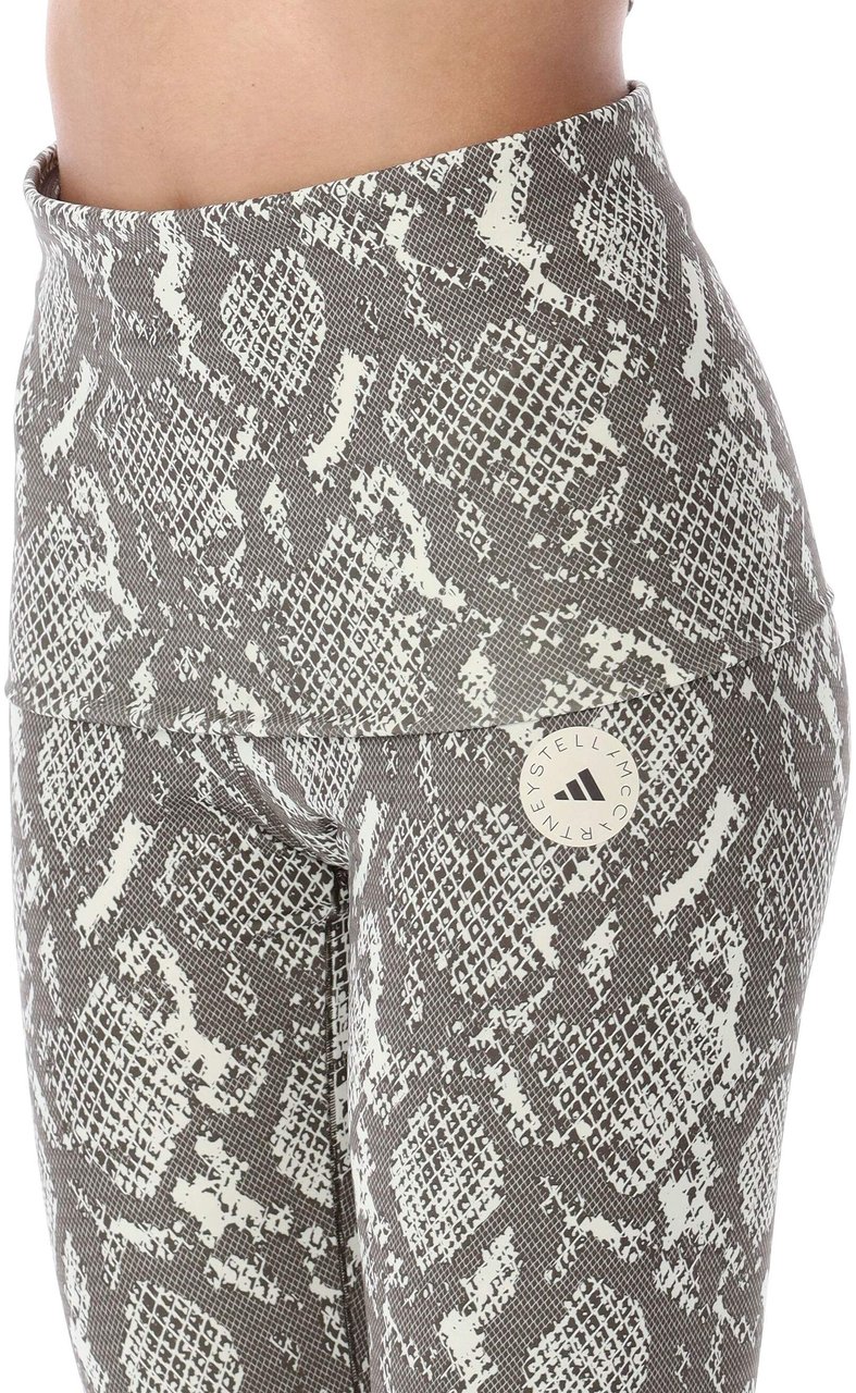 Adidas Leggings Snake Print Grigio Grijs