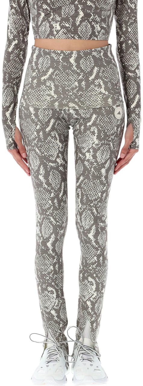 Adidas Leggings Snake Print Grigio Grijs