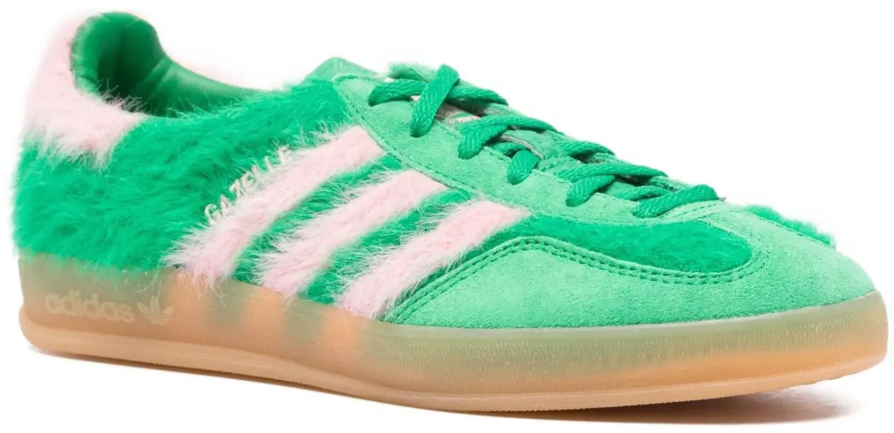 Adidas Gazelle Indoor W Green/glopnk/gum3 Groen