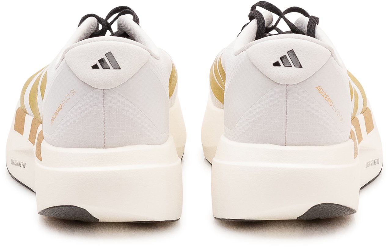 Adidas Sneakers Running con Lacci e Suola Spessa Wit