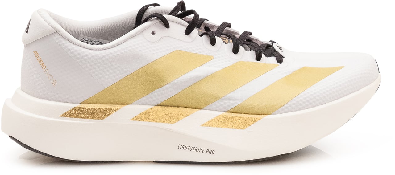 Adidas Sneakers Running con Lacci e Suola Spessa Wit