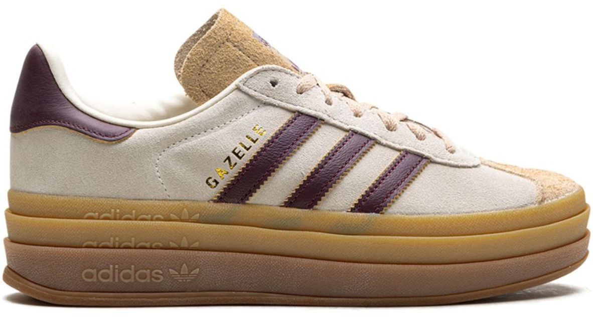 Adidas Gazelle Bold W Cream White/maroon/magic Beige Wit