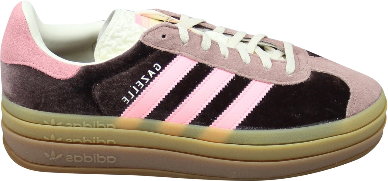 Adidas Adidas Gazelle Bold 'Shadow Brown Glow Pink Velvet' (Dames) Bruin