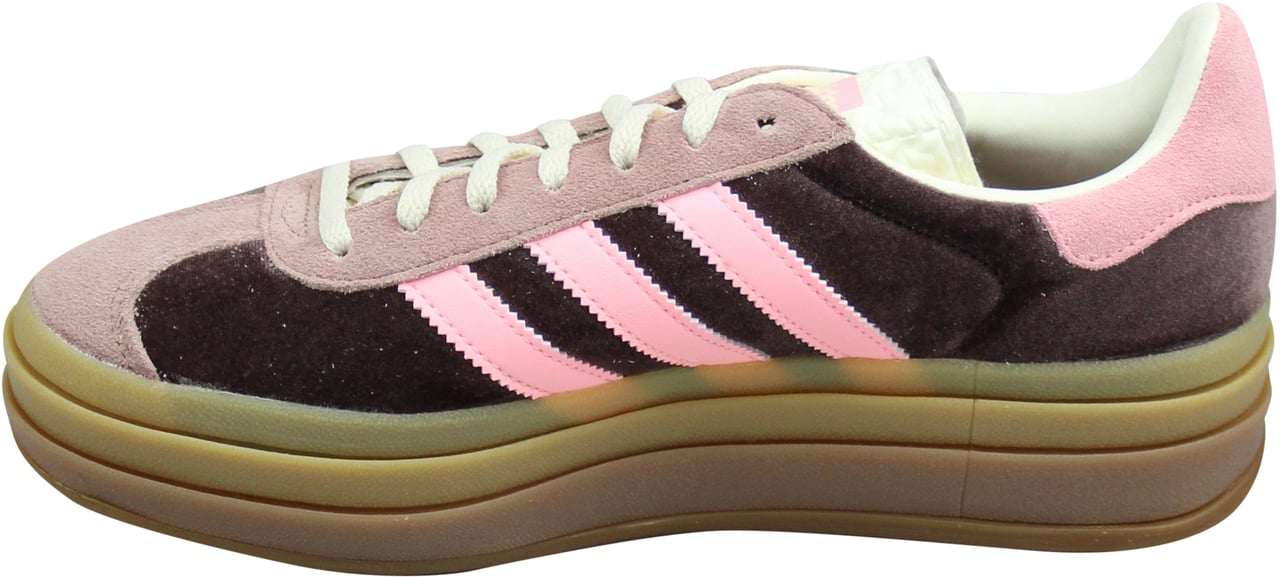 Adidas Adidas Gazelle Bold 'Shadow Brown Glow Pink Velvet' (Dames) Bruin