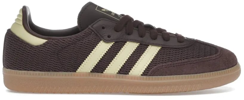 Adidas adidas Samba OG Shadow Brown Powder Yellow (Women's) Bruin