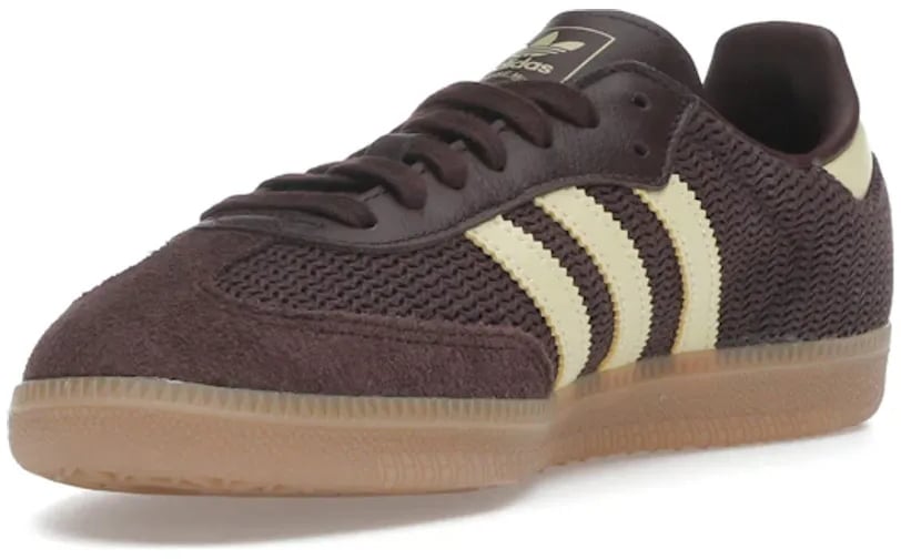 Adidas adidas Samba OG Shadow Brown Powder Yellow (Women's) Bruin