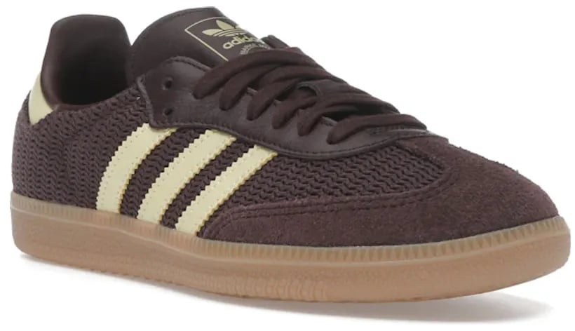 Adidas adidas Samba OG Shadow Brown Powder Yellow (Women's) Bruin
