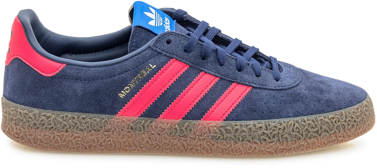 Adidas Adidas Montreal 76 Sneakers Blu e Rosse Blauw
