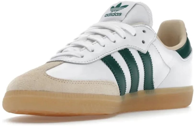 adidas Samba OG Cloud White Collegiate Green Gum Wit