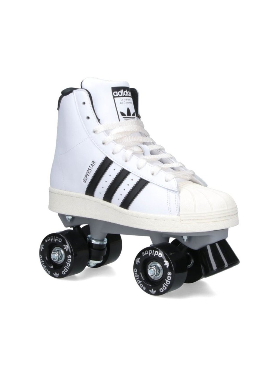 Adidas White "Superstar 82" Roller Skates Wit