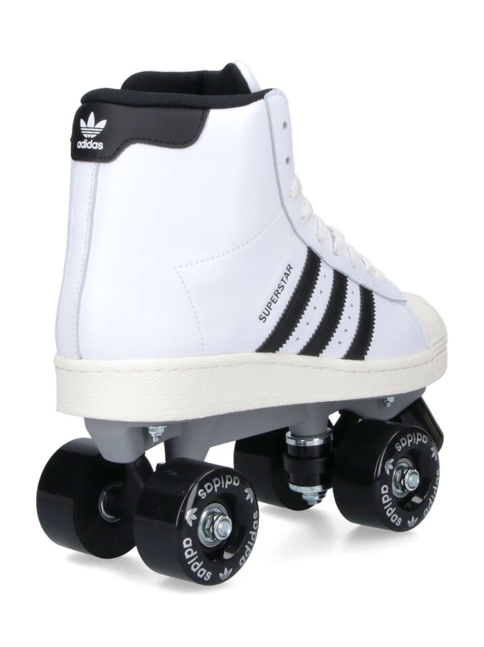 Adidas White "Superstar 82" Roller Skates Wit