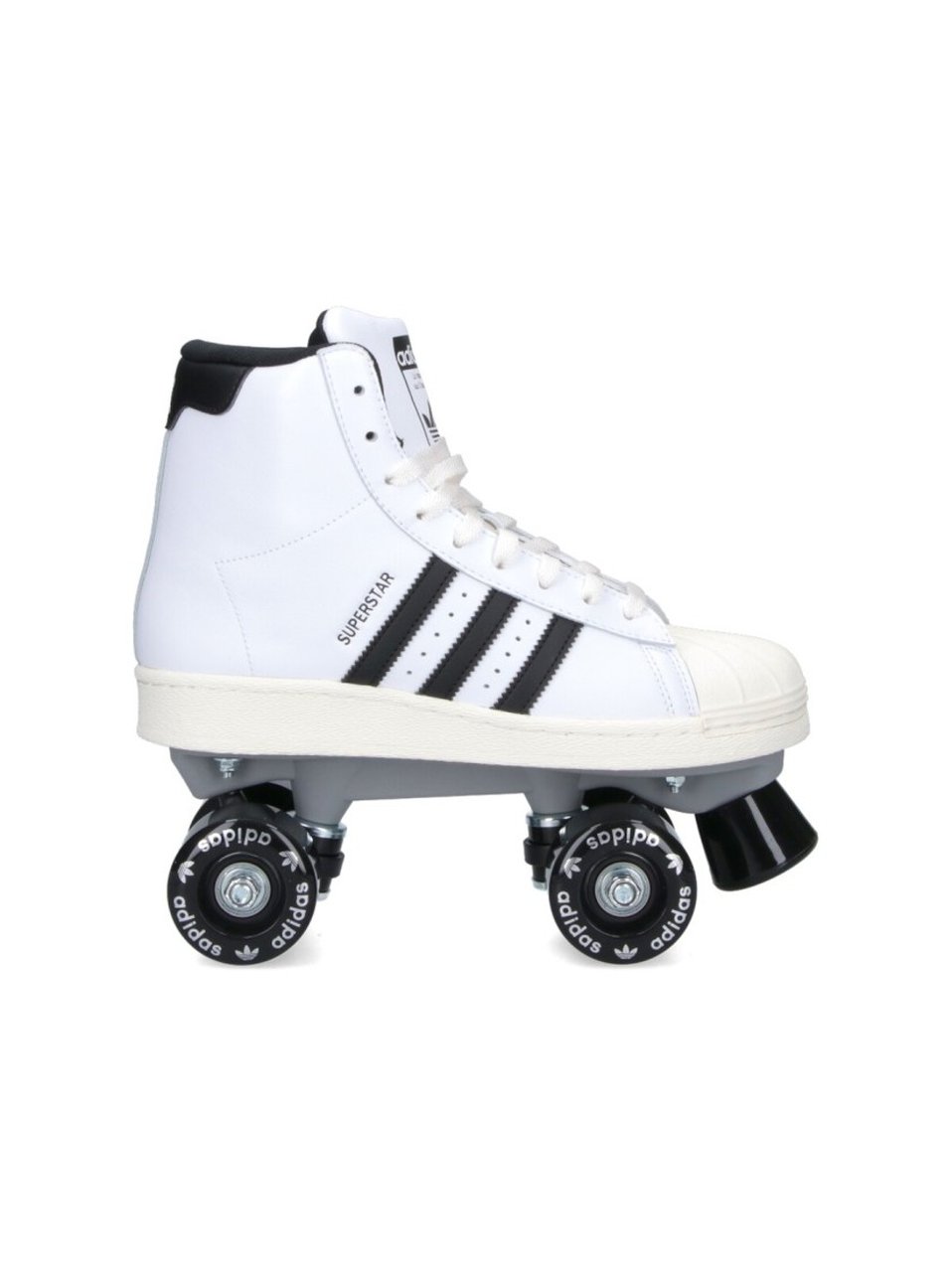 Adidas White "Superstar 82" Roller Skates Wit