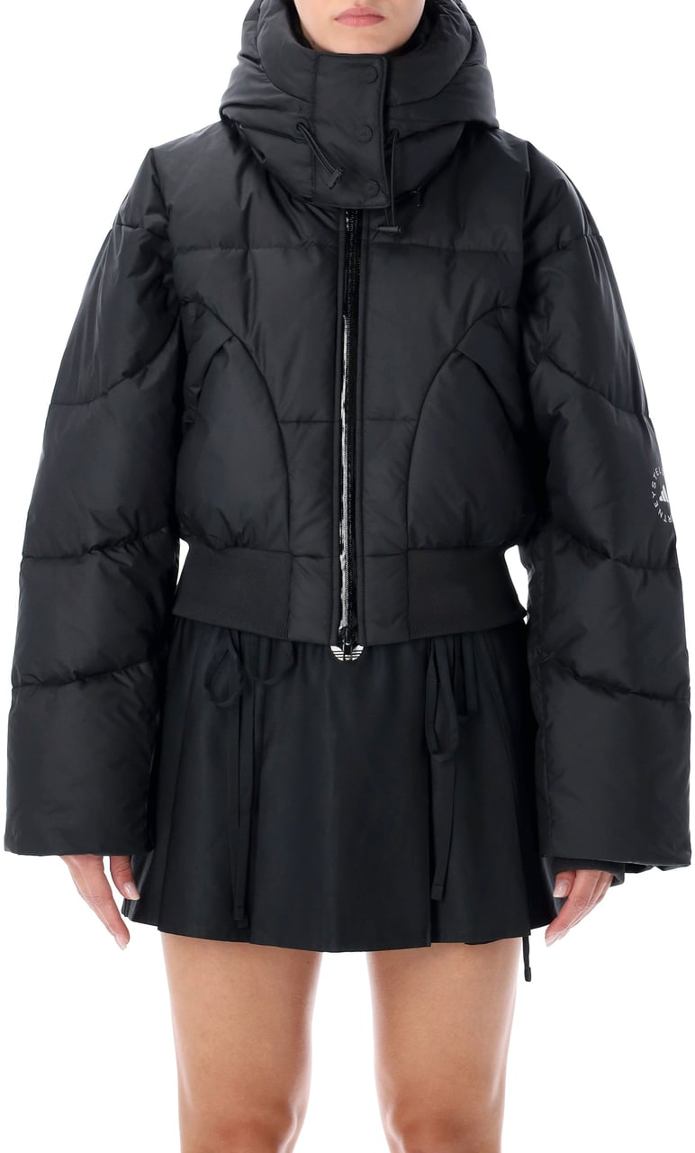 Adidas Cropped Puffer Nero Zwart