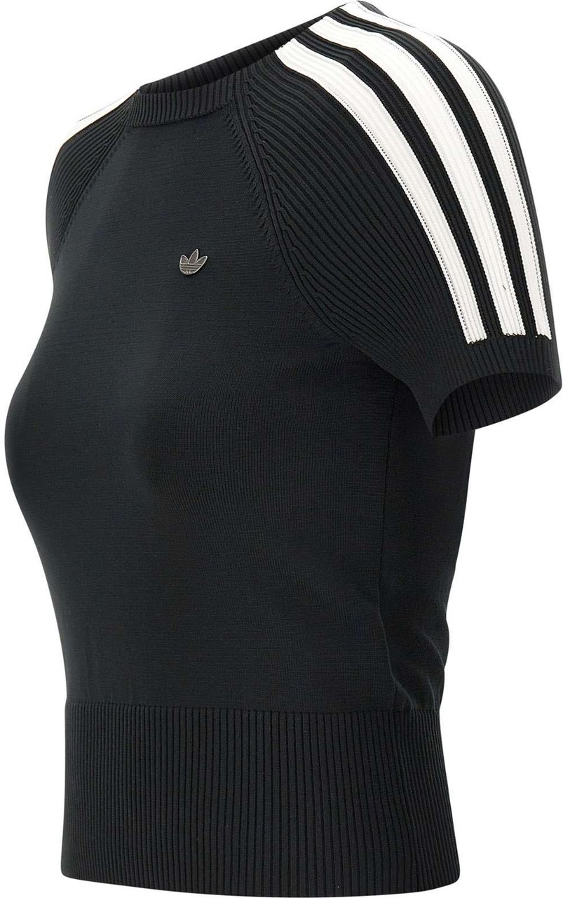 Adidas T-Shirts And Polos Black Zwart