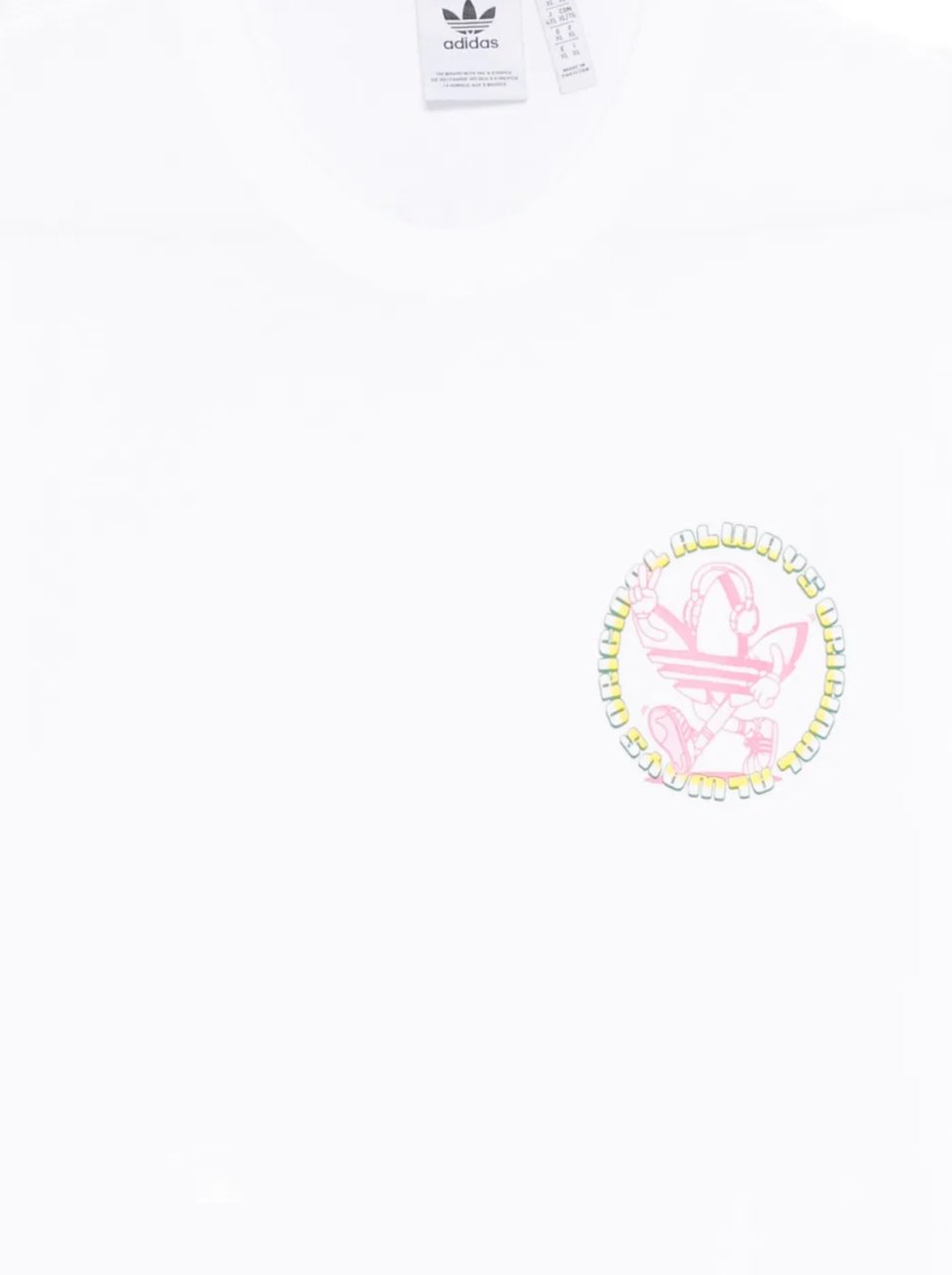 Adidas Graphic Tee Lo White Wit