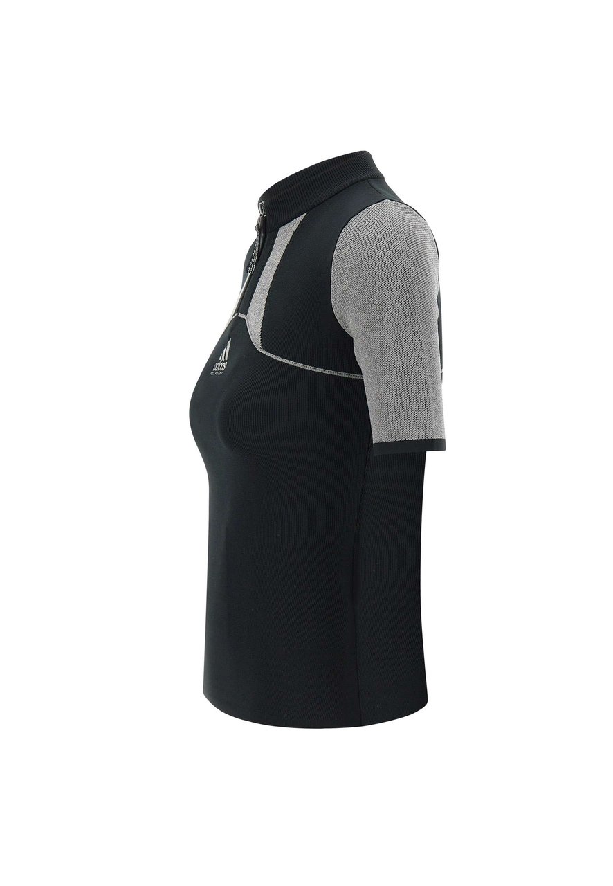 Adidas T-Shirts And Polos Black Zwart