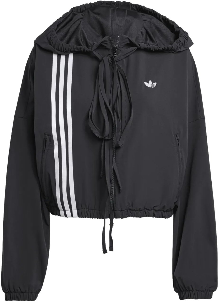 Adidas Ribbon Tracktop Black Zwart