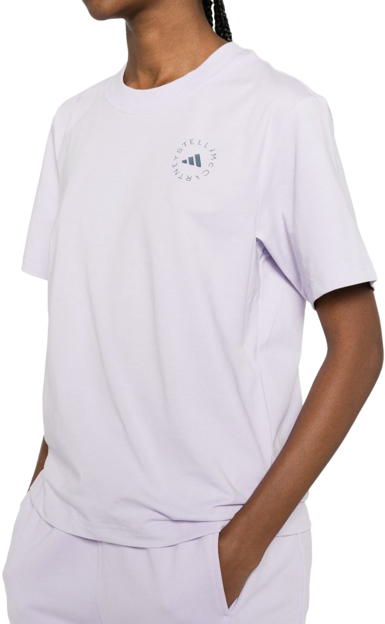 Adidas T-Shirts And Polos Lilac Paars