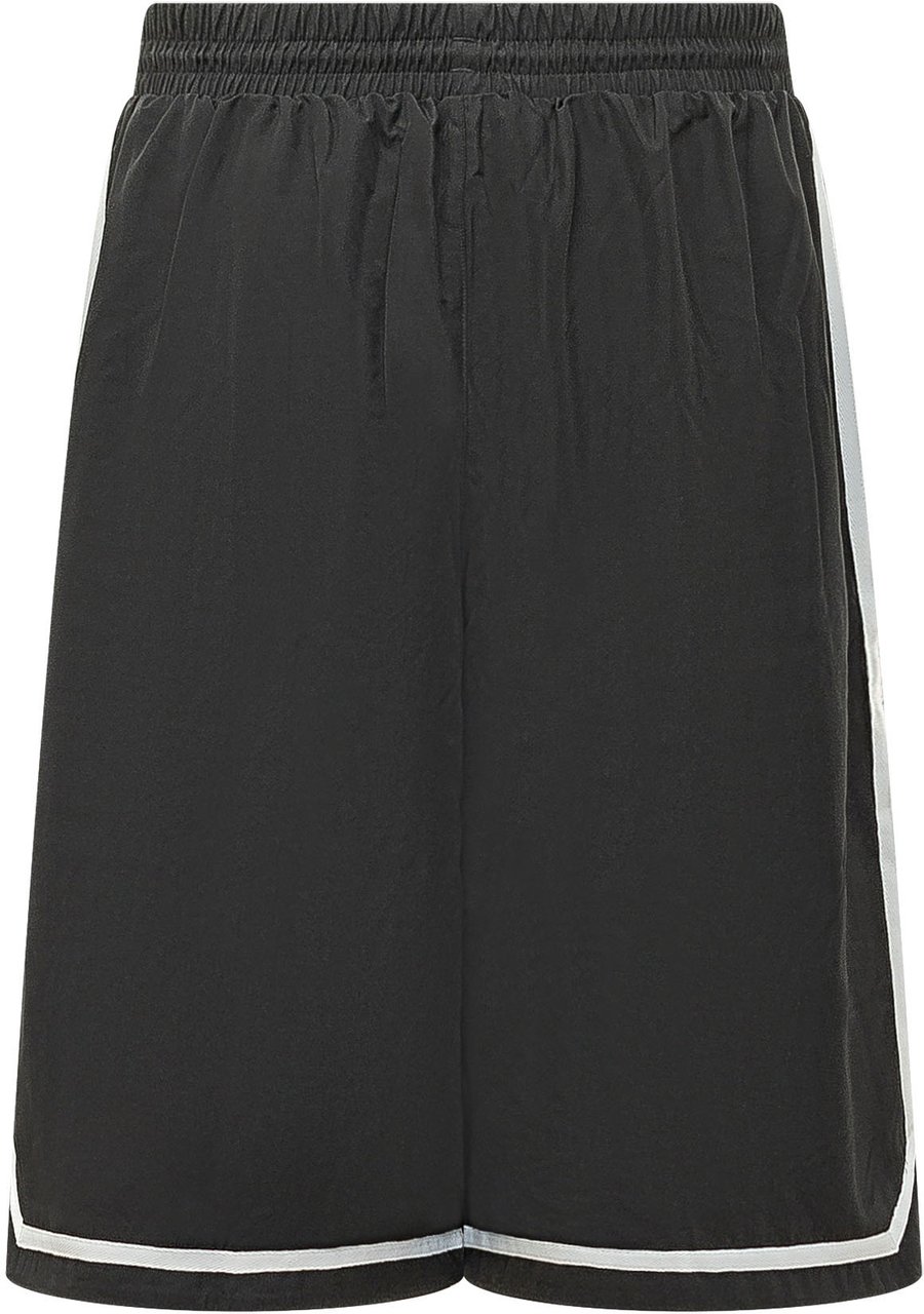 Adidas Bermuda con Coulisse e Bande Laterali Zwart