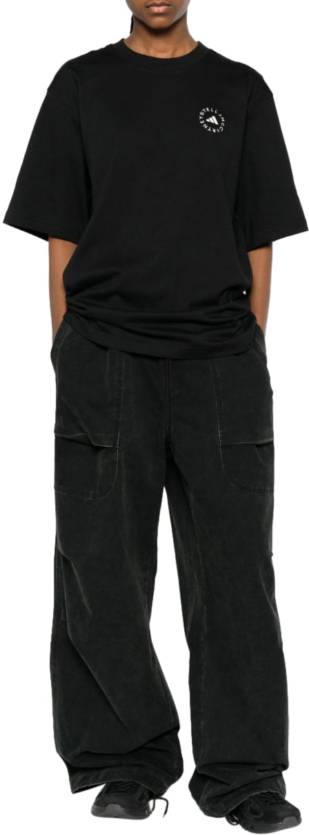 Adidas T-Shirts And Polos Black Zwart