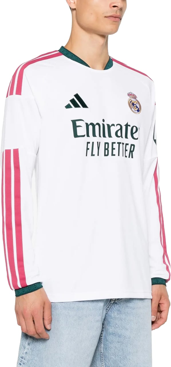 Adidas Real Madrid 26/27 Homeshirt Long Sleeves Wit