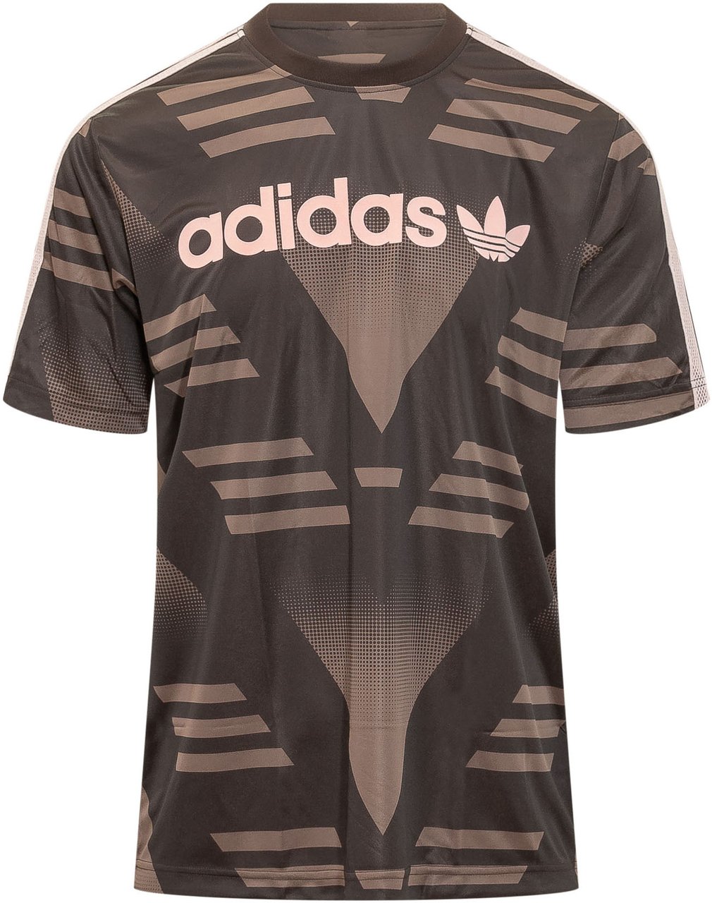 Adidas T-shirt con Stampa Frontale Donkergrijs